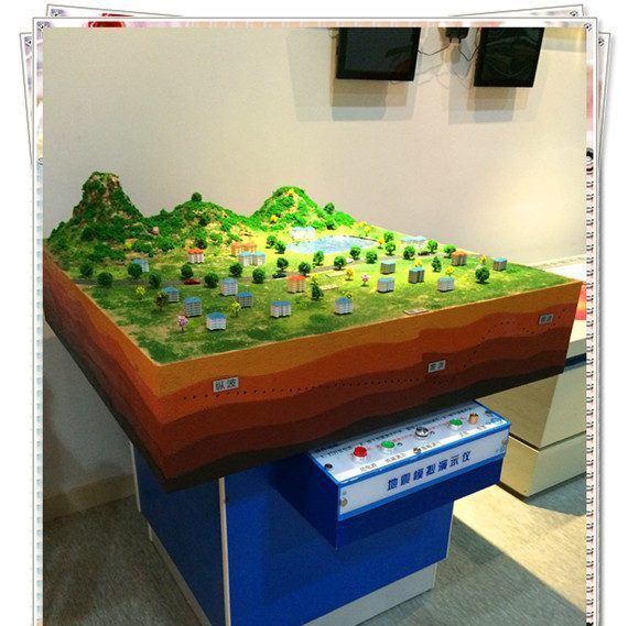 地震模拟演示模型产品展示